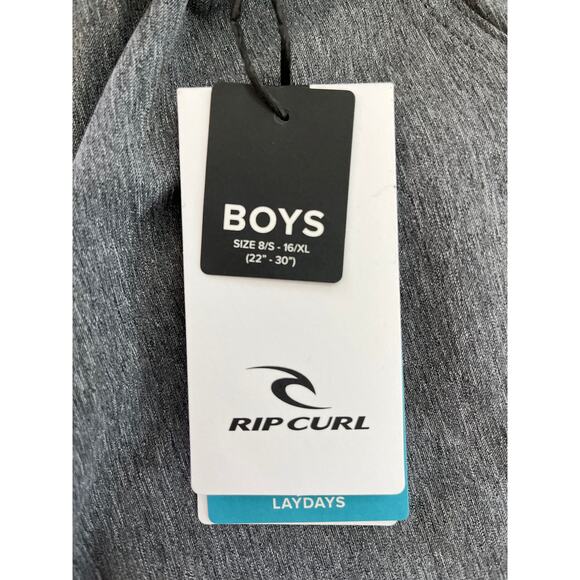 RipCurl Boy's Bondi Volley Boardshorts in Gray Size Small - Picture 10 of 13